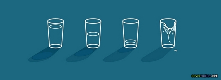 Broken glass Facebook Covers