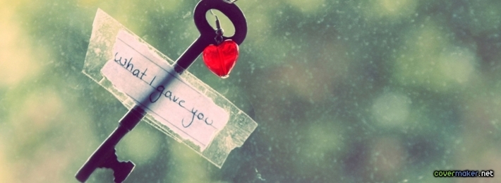 Key of love Facebook Covers