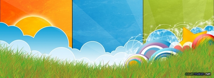 Design Rainbow Facebook Covers