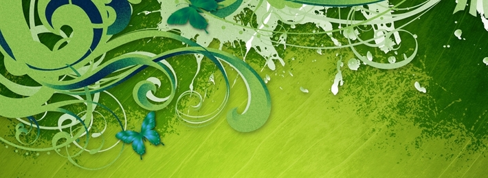 Green design Facebook Covers