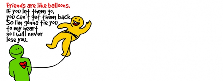 Friends are like baloons Facebook Covers