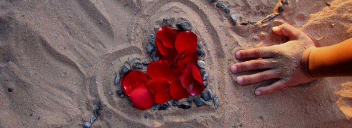 Heart in the Sand Facebook Covers