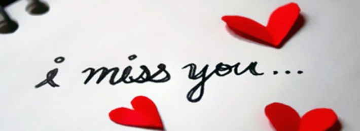 I miss you.. Facebook Covers