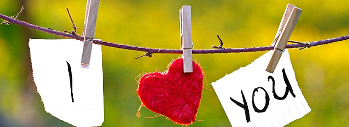 Love written and hung Facebook Covers