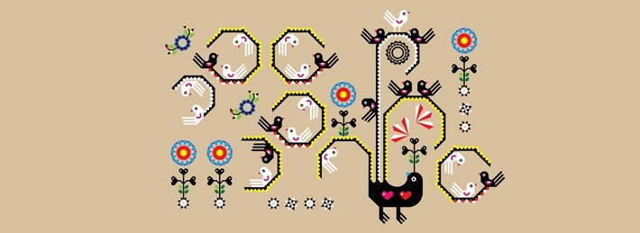 Zune Digital Cross Stitch Facebook Covers