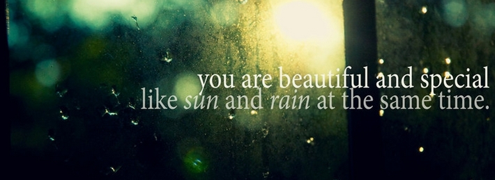 You are beautiful Facebook Covers