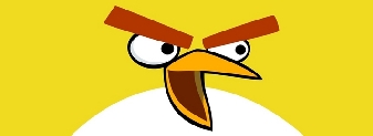 Facebook Cover Yellow Bird in Angry Birds